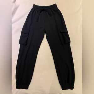 Zara - Cargo Style Black Sweatpant